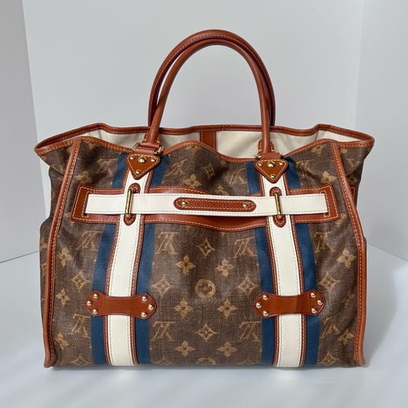 Louis Vuitton Limited Edition Tisse Rayures GM Tote - Picture 2 of 15